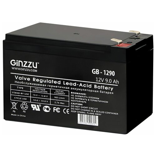 фото Аккумулятор для ибп ginzzu gb-1290