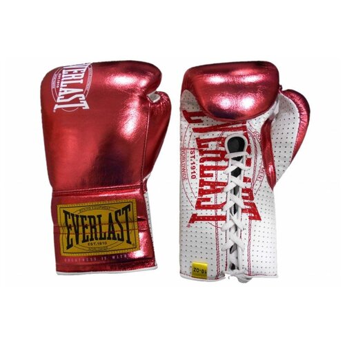 фото Перчатки боевые everlast 1910 classic 10oz красные