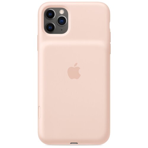 фото Чехол-аккумулятор apple smart battery case для apple iphone 11 pro max розовый песок
