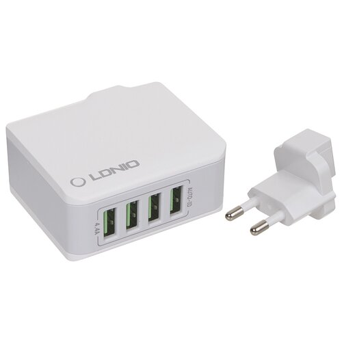 фото Зарядное устройство ldnio a4403 4xusb 4.4a 22w white