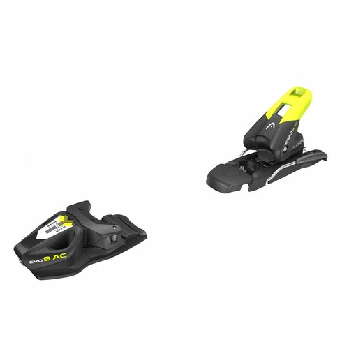 фото Горнолыжные крепления head evo 9 gw ac 2019-2020 solid black/flash yellow, скистопы 78 мм