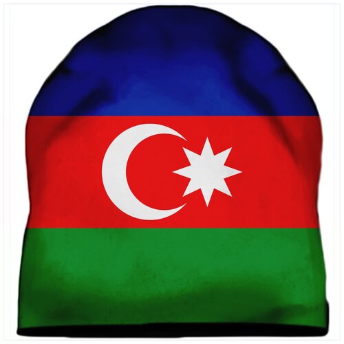 фото Шапка мужская флаг азербайджана drabs