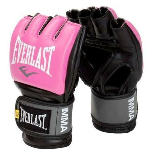 фото Перчатки тренировочные everlast pro style grappling lxl розовые