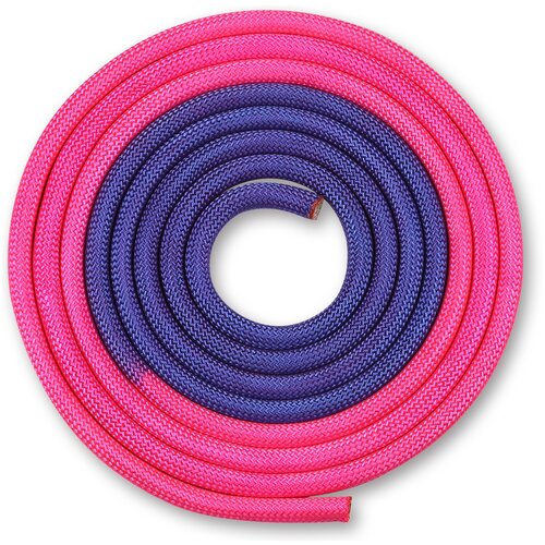 фото Гимнастическая скакалка утяжелённая indigo in042 фиолетово-розовый 300 см
