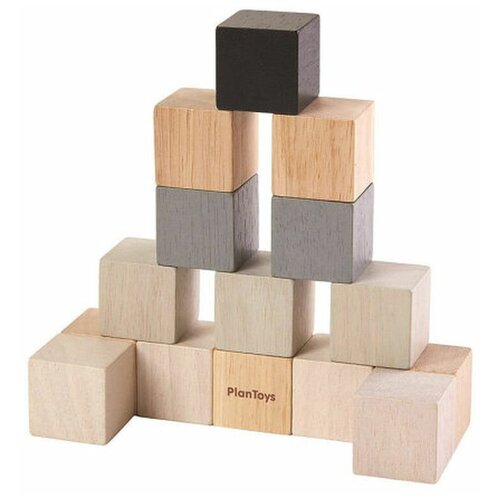 фото Набор деревянных кубиков plan toys plantoys