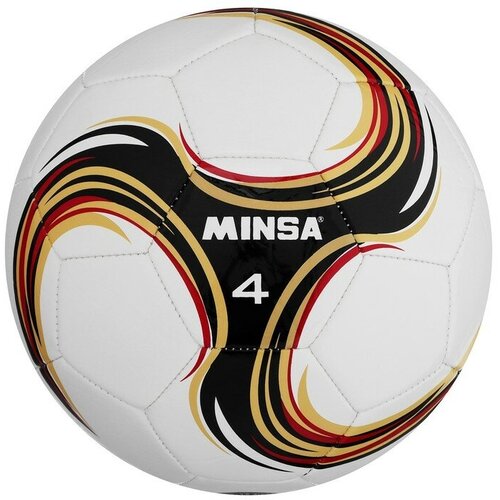 фото Мяч футбольный minsa futsal, pu, машинная сшивка, 32 панели, р. 4