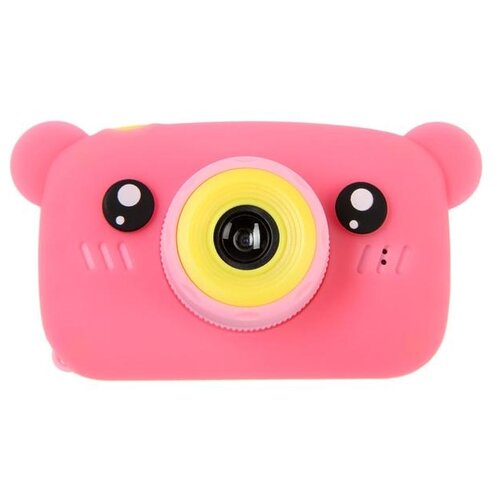 фото Фотоаппарат сима-ленд kids fun camera bear "мишка" розовый