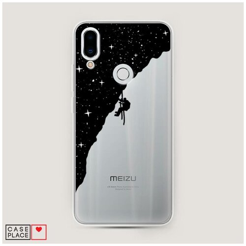 фото Силиконовый чехол "скалолаз в космосе" на meizu note 9 / мейзу ноут 9 case place