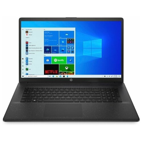 фото Ноутбук hp 17- cp0100ur ryzen3-3250u/8gb/512gb ssd/17.3"/win10 black (4e2h3ea)