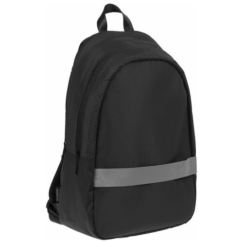 фото Рюкзак со светоотражающим элементом tagbag, полиэстер, черный,12417.30 indivo