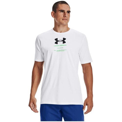 фото Футболка under armour engineered symbol ss tee белый lg 1366443-100