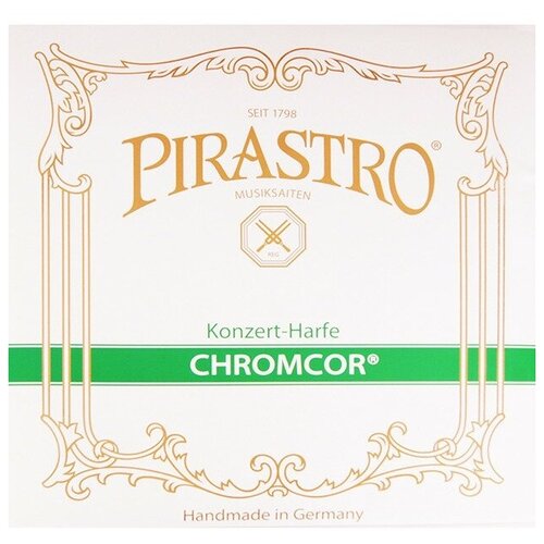 фото Струна для арфы pirastro 376200 concert harp chromcor d 6.octave steel