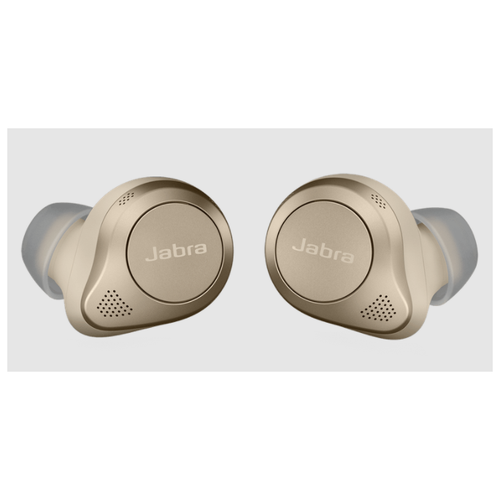 фото Беспроводные наушники jabra elite 85t gold beige