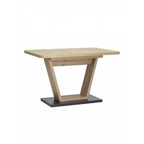 фото Стол stool group vector раскладной обеденный 120-160*80 см дуб/графит