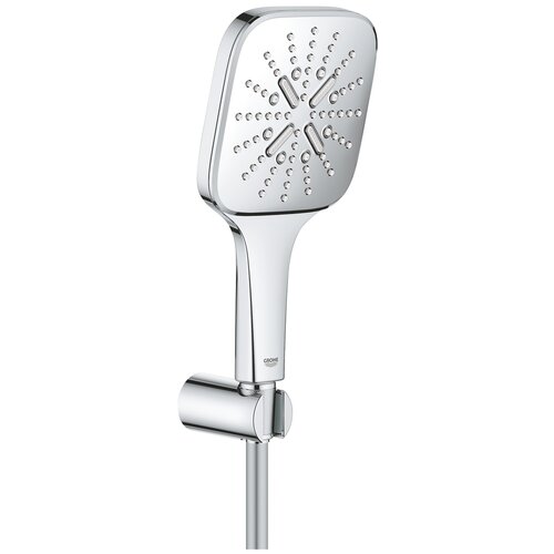 фото Душевой набор grohe rainshower smartactive 130 cube, 3 вида струй, хром