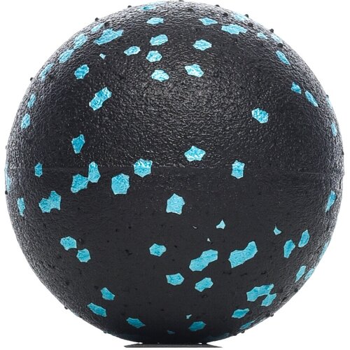 фото Мяч массажный / мяч для мфр / шарик массажный, 8 см черно-голубой reform shape matters