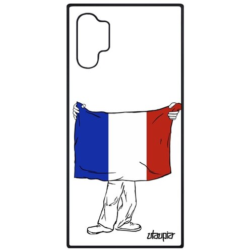 фото Чехол для телефона samsung galaxy note 10 plus, "флаг франции с руками" государственный utaupia