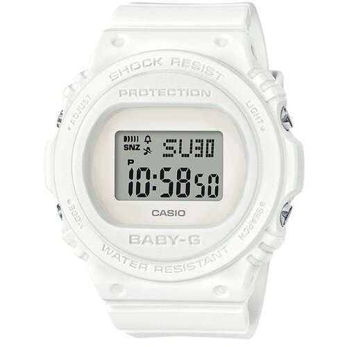 фото Casio | baby-g bgd-570-7b женские японские наручные часы с секундомером, будильником, календарем и высокой водозащитой