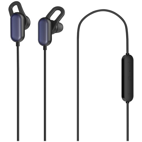 фото Беспроводные наушники xiaomi millet sports bluetooth, черный/синий