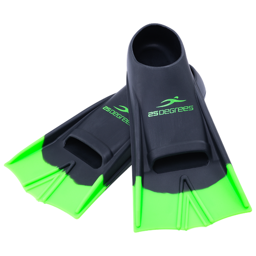 фото Ласты тренировочные aquajet black/green 25degrees
