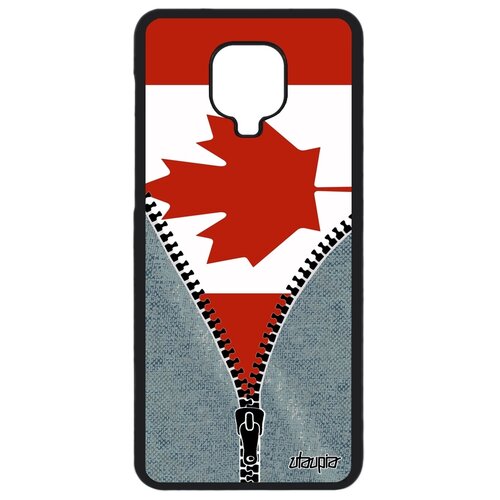 фото Чехол для телефонов xiaomi redmi note 9s, "флаг канады на молнии" путешествие патриот utaupia