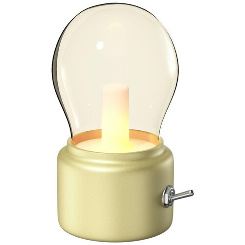 фото Настольная лампа hrs bulb lamp со встроенным аккумулятором (золотистый)