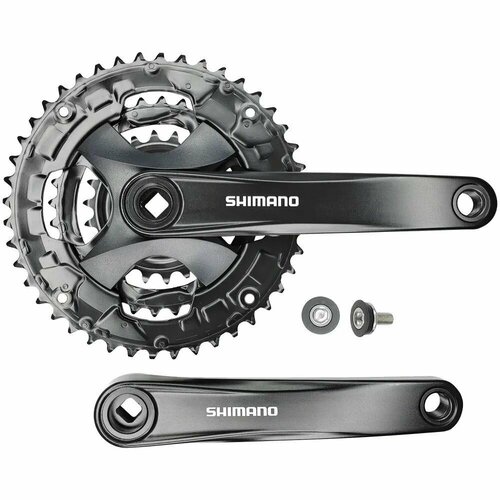 фото Шатуны shimano altus fc-mt101, 175 мм, квадрат, 44/32/22, без защиты