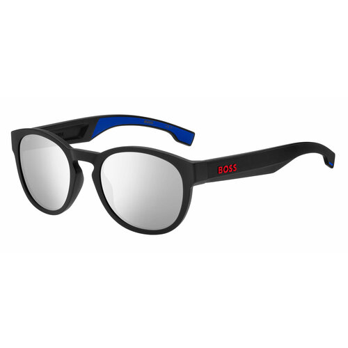 фото Солнцезащитные очки boss 1452/s 0vk dc, черный, серебряный