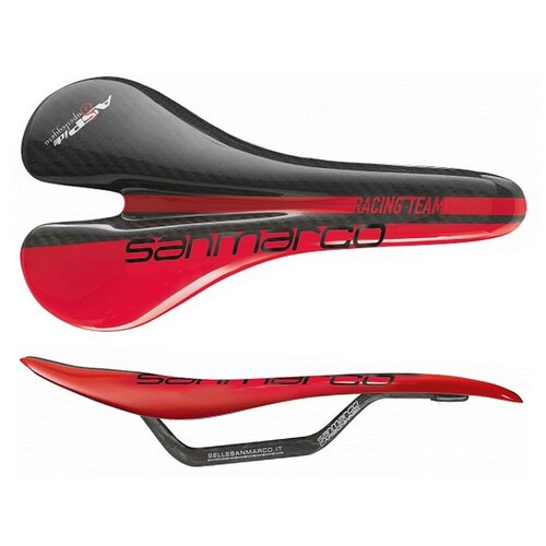 фото Selle san marco седло selle san marco aspide superleggera racing team carbon black/red