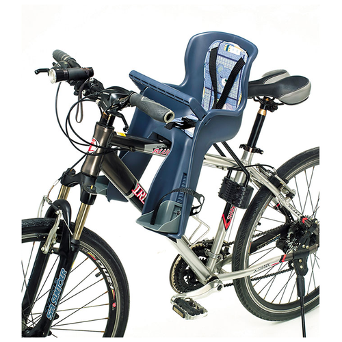 фото Детское велокресло yc, на подседельную трубу, переднее, синее, до 15 кг, 260x525x190 мм, yc-699 (blue) no name