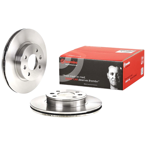 фото Brembo 09.9541.10 (0986479459 / 0986479s21 / 0986ab6156) диск тормозной передний вентилируемый hyundai (хендай) getz (гетц) 1.1-1.6 02- с абс