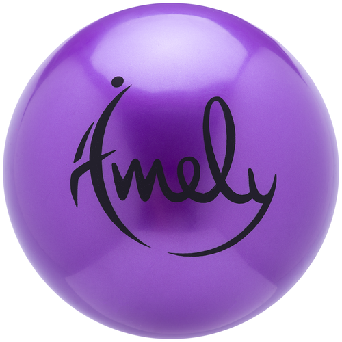 фото Мяч для художественной гимнастики agb-301 19 см, фиолетовый amely