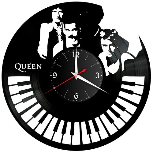 фото Часы настенные "группа queen" из винила, №4 redlaser