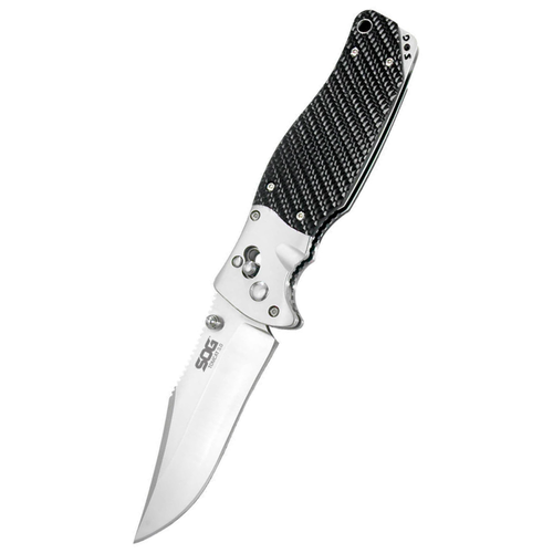 фото Нож складной sog tomcat 3.0 s95 с чехлом черный