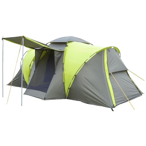 фото Палатка кемпинговая четырехместная maverick slider, серый/зеленый world of maverick