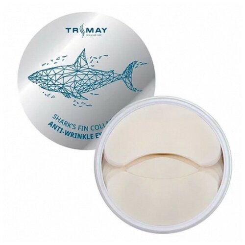 Trimay Гидрогелевые патчи для глаз Shark’s Fin Collagen Anti-wrinkle Eye Patch, 60 шт. trimay shark’s fin collagen anti wrinkle eye patch