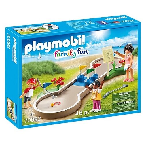 фото Набор с элементами конструктора playmobil family fun 70092 минигольф
