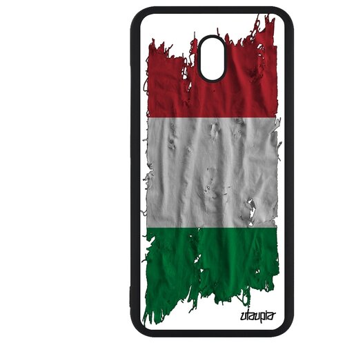 фото Чехол на мобильный redmi 8a, "флаг италии на ткани" страна utaupia