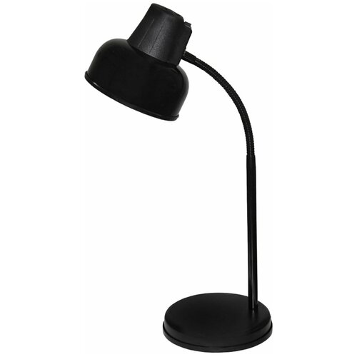 фото Светильник настольный бета ш, высокая гибкая стойка, 450 мм, черный, цоколь е27 трансвит