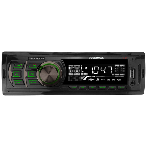 фото Автомагнитола soundmax sm-ccr3063fb, черный