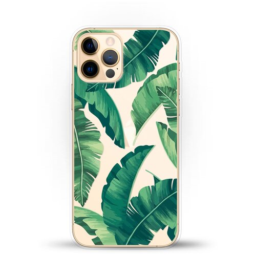 фото Силиконовый чехол пальма на apple iphone 12 pro max andy & paul