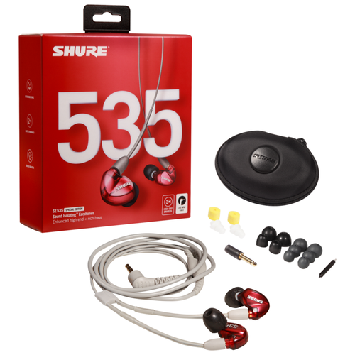 фото Наушники shure se535 special edition, red