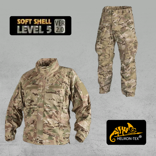 фото Тактический костюм soft shell level 5 helikon-tex/2xl/