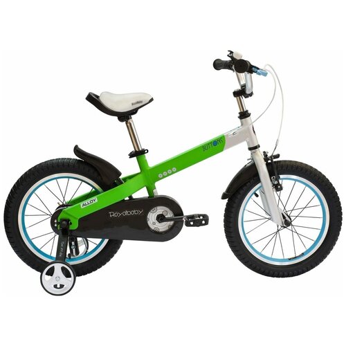 фото Детский велосипед royal baby rb18-16 buttons 18 alloy зеленый (требует финальной сборки)