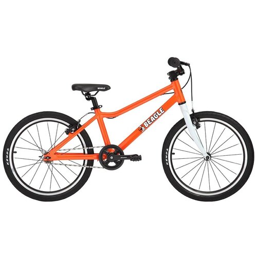 фото Велосипед beagle 120 оранжевый/белый 10" (требует финальной сборки)