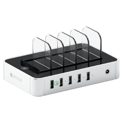 фото Док-станция зарядная satechi 5-port usb charging station qualcomm (st-mcs5w)