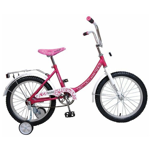 фото Детский велосипед navigator basic (bh18054) розовый/белый (требует финальной сборки)
