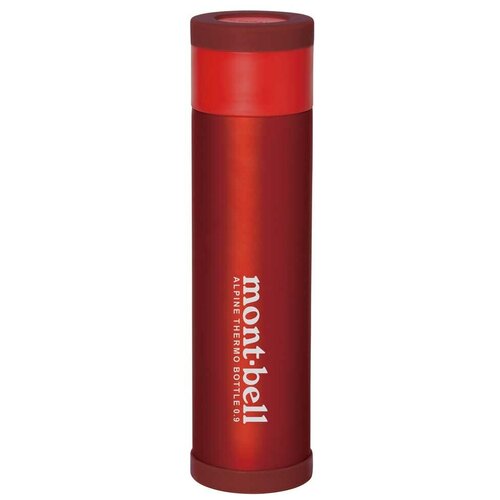 фото Классический термос montbell alpine thermo bottle, 0.9 л красный