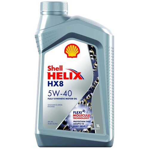 фото Синтетическое моторное масло shell helix hx8 synthetic 5w-40, 20 л
