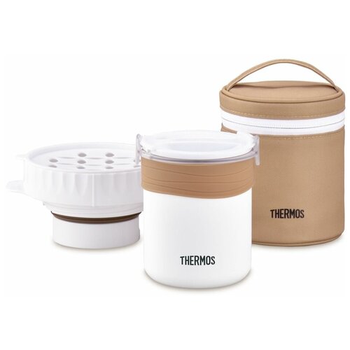 фото Термос для еды thermos jbs-360, 0.36 л белый/бежевый